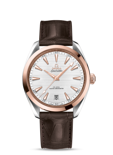 Omega Seamaster Aqua Terra 150M Master Chronometer 41 Stainless Steel / Sedna Gold / Silver / Alligator